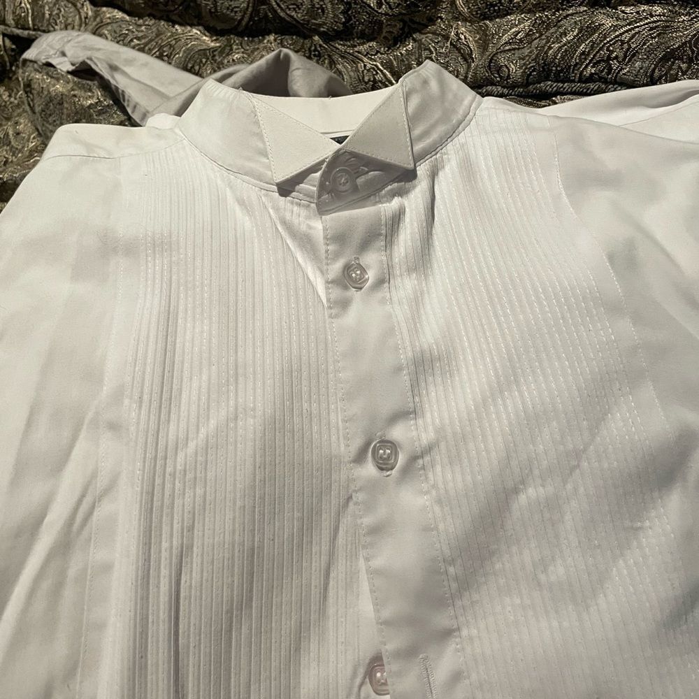 Chaplin easy fit size XL Classic White Men's Shirt 36-37